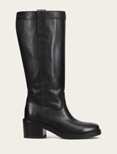 Women's Black Kate Pull On Wide Calf Tall Boots Frye Online
