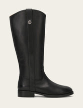 Women's Black Melissa Button Tall Inside Zip Wide Calf Boot Frye On sale