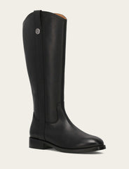 Women's Black Melissa Button Tall Inside Zip Wide Calf Boot Frye On sale