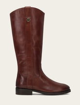 Women's Saddle Melissa Button Tall Inside Zip Wide Calf Boot Frye Near me