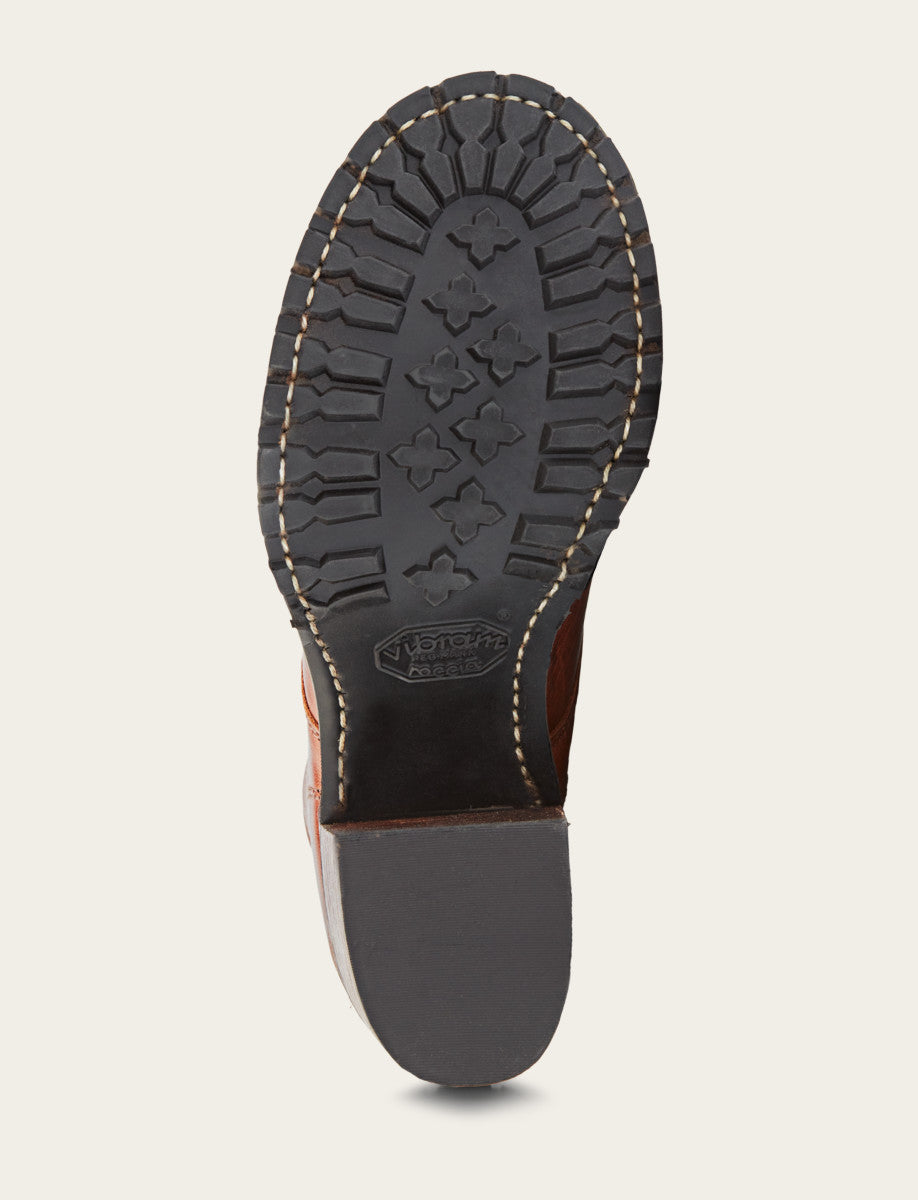 Women's Cognac Sabrina 6G Lace Up Boots Frye For Sale