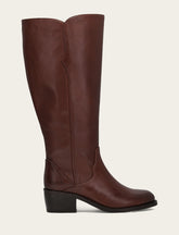 Women's Saddle Carson 2 Piping Tall Wide Calf Boot Frye Discount