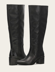 Women's Black Sadie Softy Tall Wide Calf Boot Frye Online