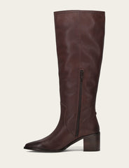 Women's Cocoa Sadie Softy Tall Wide Calf Boot Frye Sale