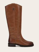 Women's Tan Melissa Lug Button Tall Wide Calf Boot Frye Outlet