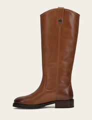 Women's Tan Melissa Lug Button Tall Boot Frye us