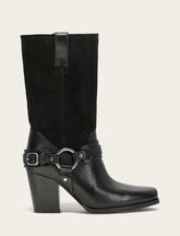 Women's Black Shiloh Harness Belted Boot Frye For Sale