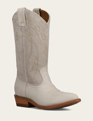 Ivory Billy Pull On Deco Stitch Boot Frye Sale