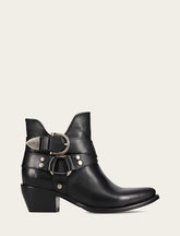 Women’s Black Sacha Multi-Strap Ankle Booties Frye USA