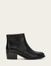 Women's Black Carson 2 Piping Booties Frye USA
