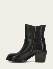 Women's Black Rylee Belted Inside Zip Boot Frye Discount