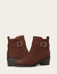 Women's Brown Piper Booties Frye USA