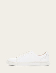 Women's White Ivy Low Lace Sneakers Frye Sale