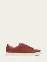 Women's Cognac Ivy Low Lace Sneakers Frye Near me