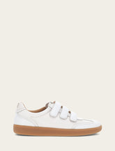 Women's White Milly 3 Strap Sneakers Frye Online