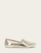 Women's Gold Mirror Melanie Slip On Sneakers Frye Sale