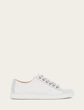 Women's Ivory Ivy Canvas Low Lace Sneakers Frye
