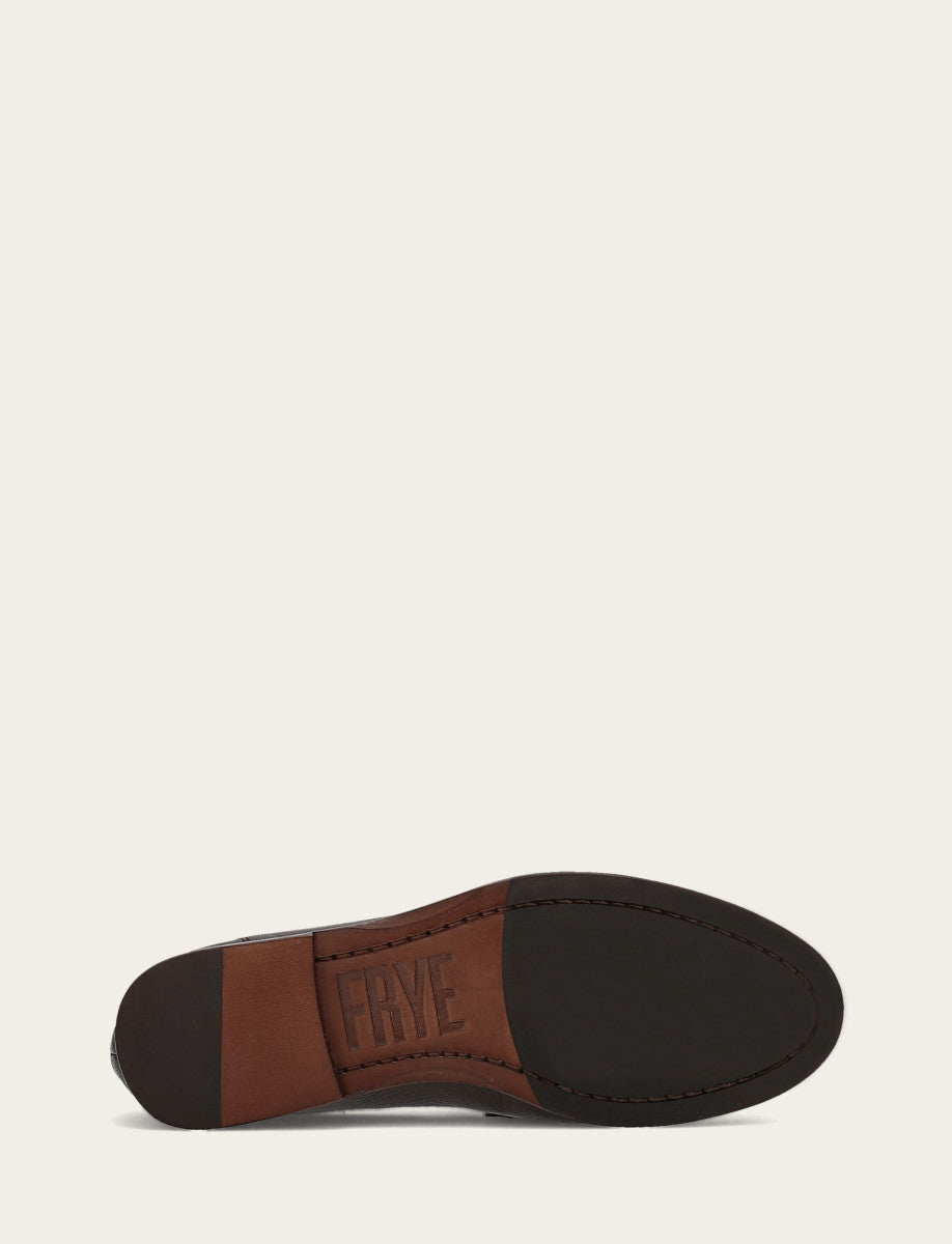 Women's Dark Brown Faith Loafer Frye On sale