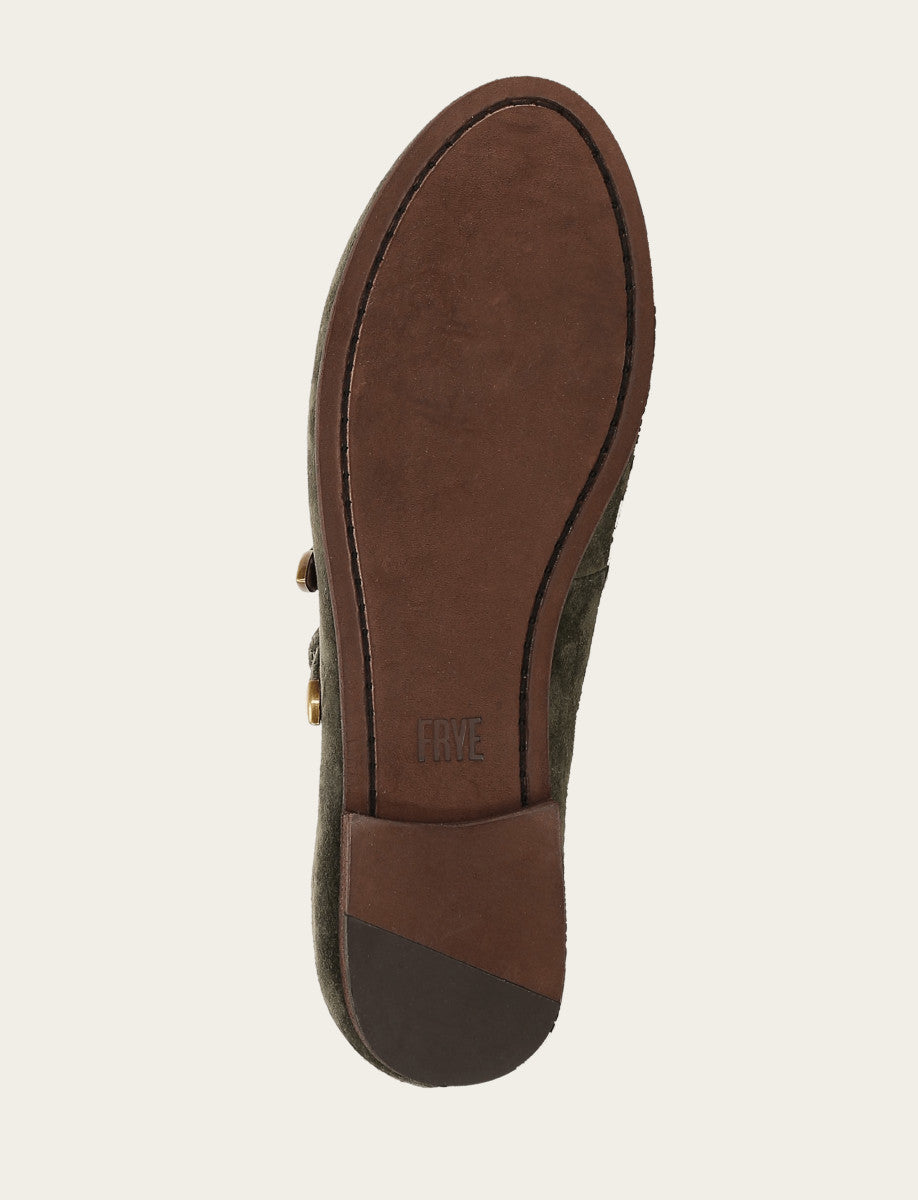 Women's Dark Olive Carson Multi Mary Jane Shoe Frye us