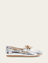 Women's Silver Naya Boat Shoes Frye Outlet