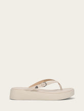 Women's Ivory Maya Buckle Thong Sandals Frye On sale
