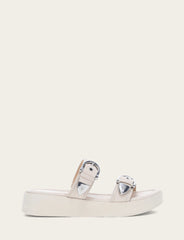Women's Ivory Maya Buckle Sandals Frye For Sale
