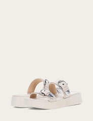 Women's Ivory Maya Buckle Sandals Frye For Sale