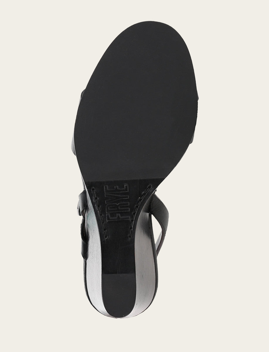 Women's Black Rachel Buckle Sandals Frye Outlet