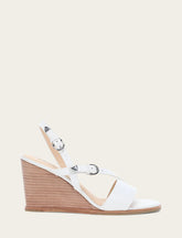 Women's White Rachel Buckle Sandals Frye us