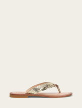 Women's Gold Mirror Ava Fringe Sandals Frye Near me