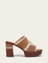 Women's Almond Pipa Crochet Platform Sandals Frye Sale