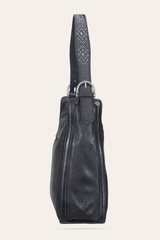 Women's Black Carla Studded Hobo Handbag Frye Outlet