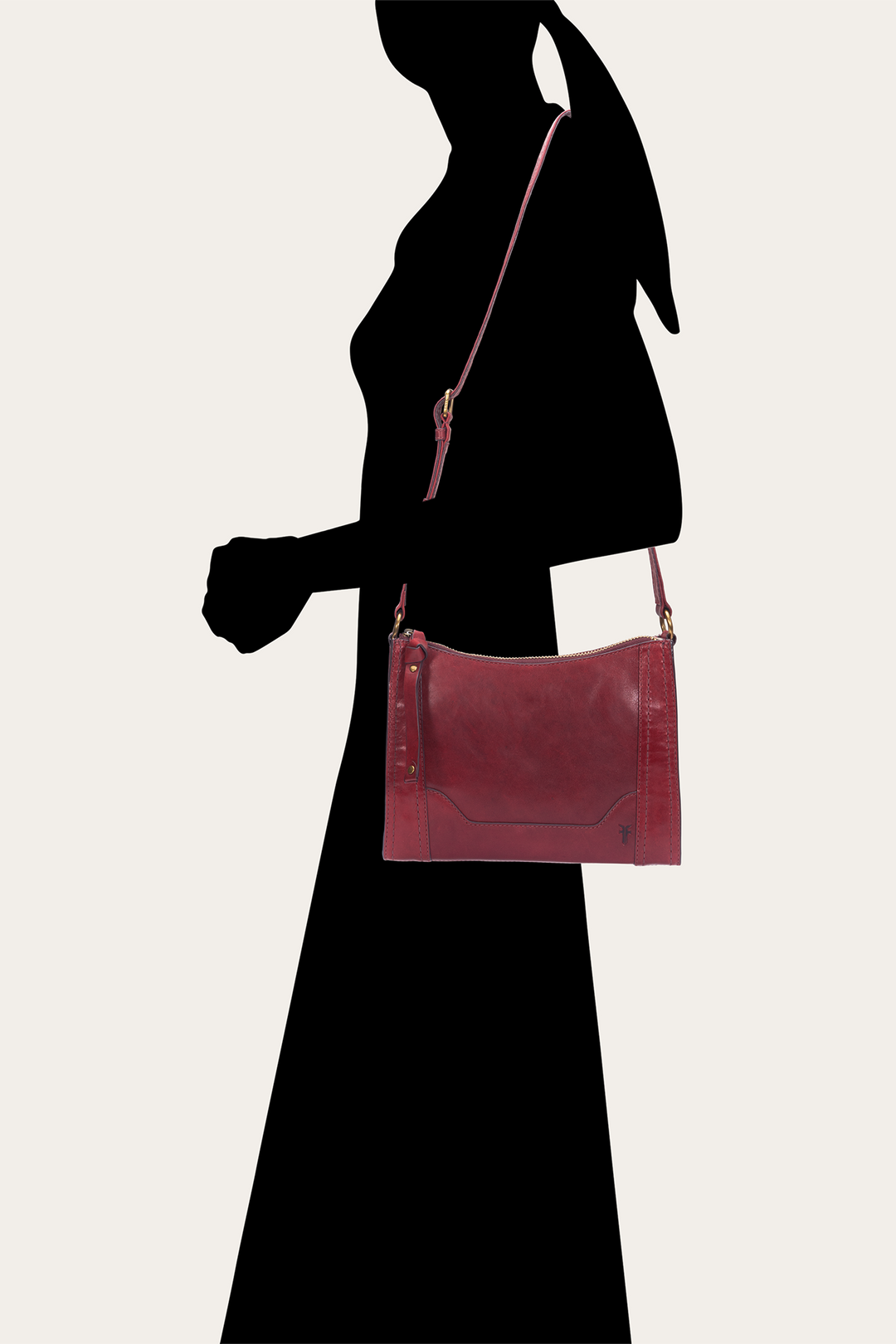 Berry Lacquer Melissa Zip Crossbody Frye Near me