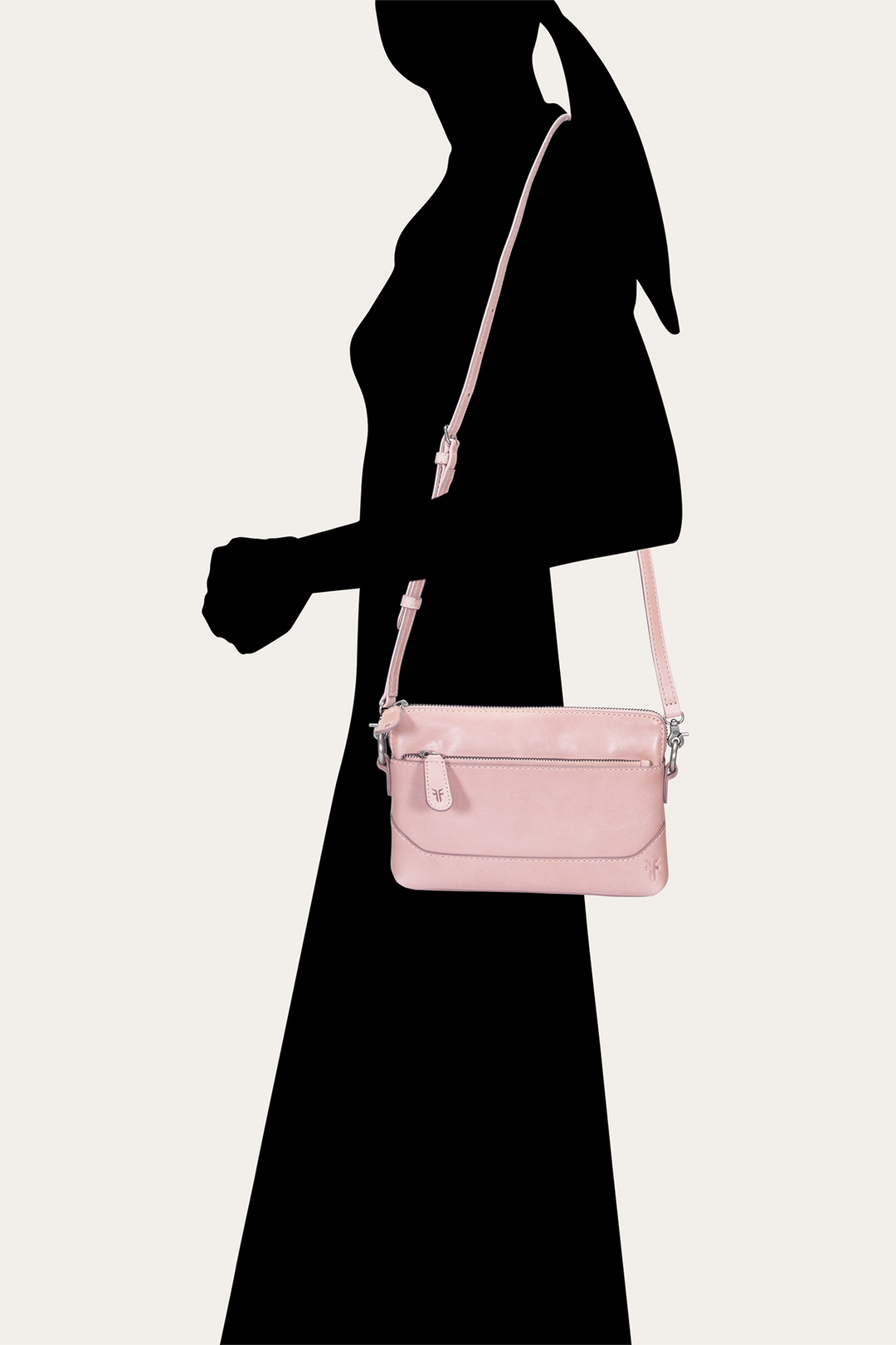 Melissa Woodrose Crossbody Wristlet Frye