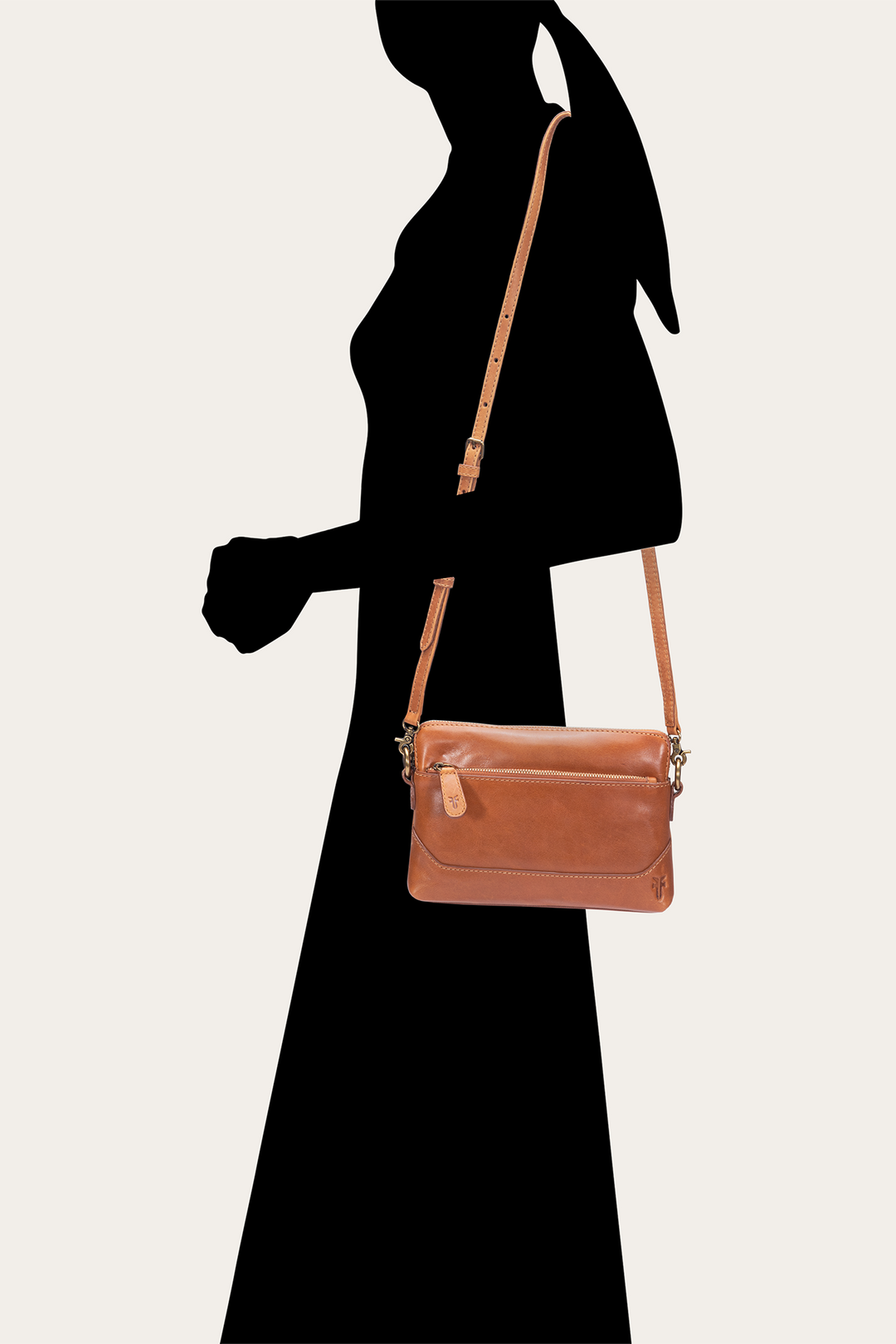Melissa Burnt Terracotta Crossbody Wristlet Frye Outlet
