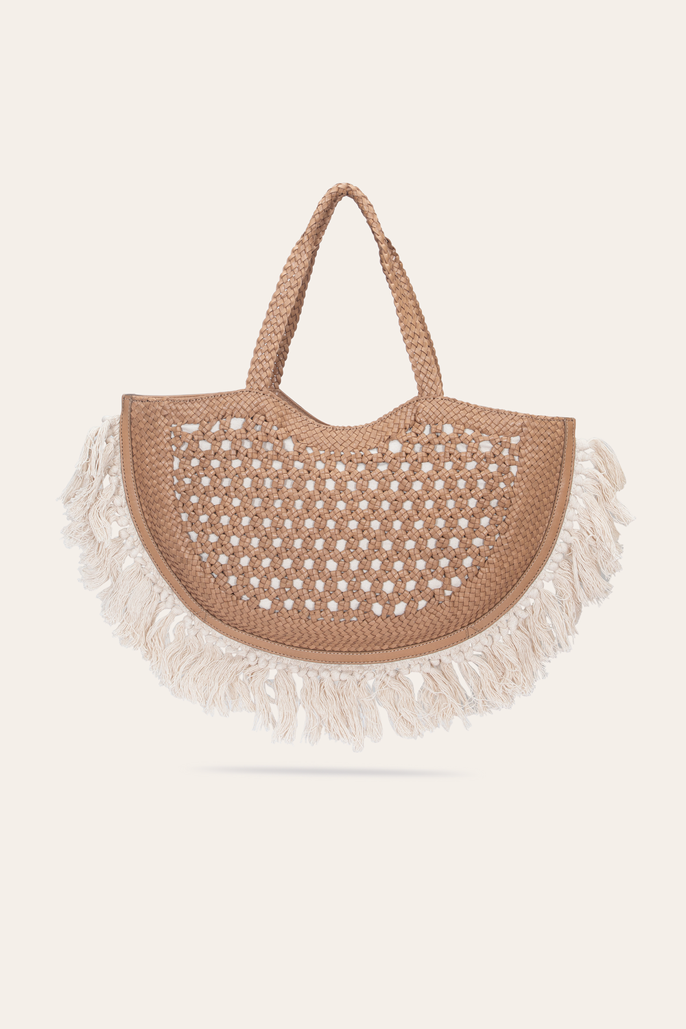 Women's Ella Tassel Tote Bag in Beige Frye Sale