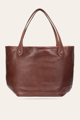 Kenzie Unlined Cognac Tote Frye us