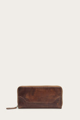 Melissa Cognac Zip Wallet Frye Sale