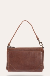 Melissa Convertible Wristlet Wallet in Cognac Frye USA