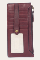Berry Lacquer Melissa Snap Card Wallet Frye On sale