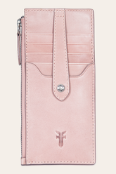 Women's Melissa Snap Card Wallet (Woodrose) Frye us