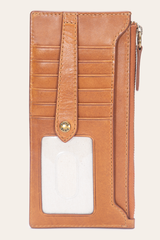 Melissa Burnt Terracotta Snap Card Wallet Frye