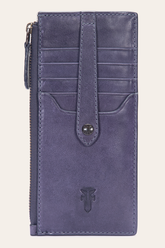 Melissa Eggplant Snap Card Wallet Frye Outlet