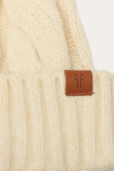 Birch Wide Cable Cuff Hat Frye