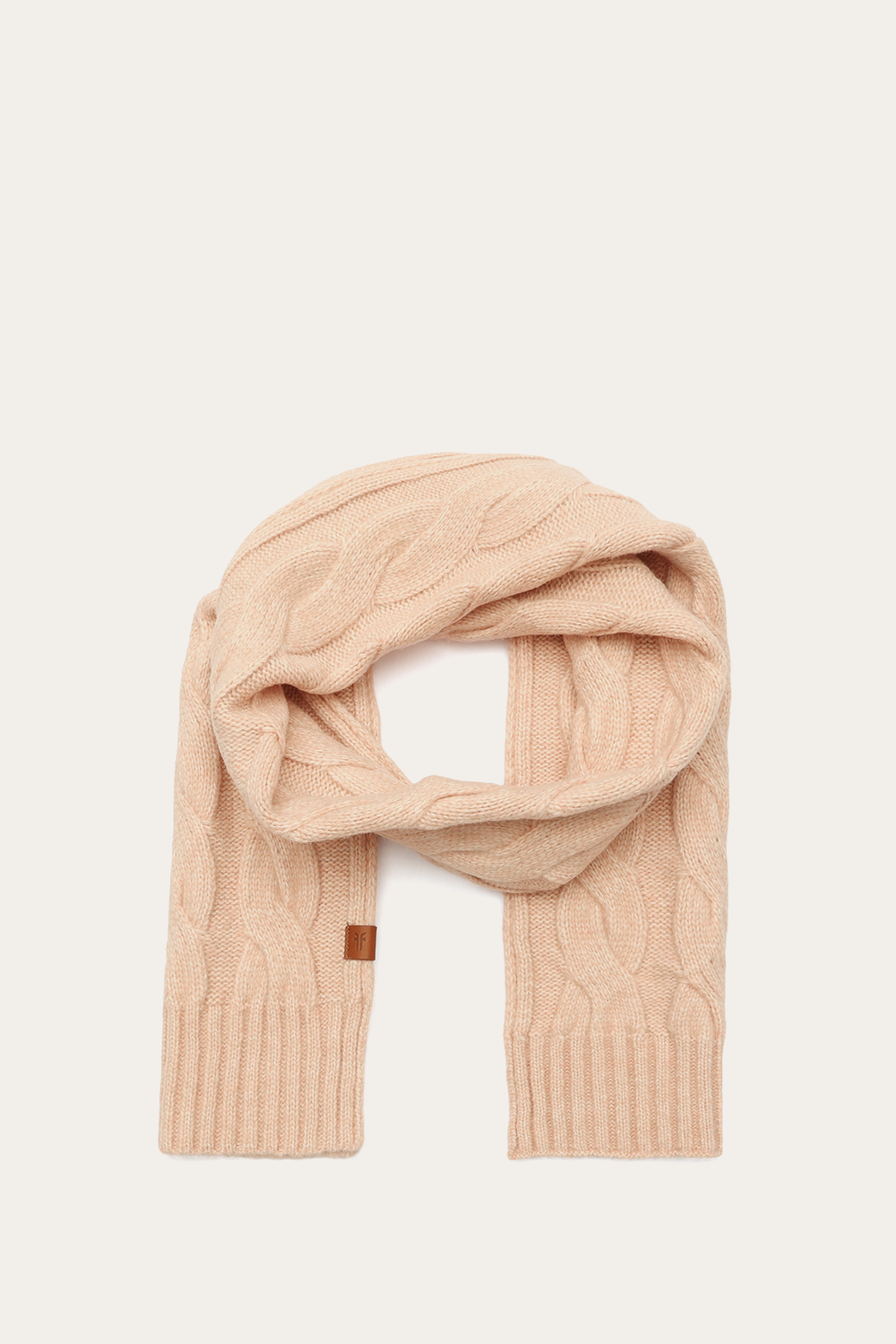 Rose Cloud Wide Cable Scarf Frye Sale