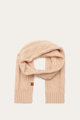 Rose Cloud Wide Cable Scarf Frye Sale