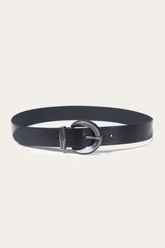 Black 35mm Engraved Buckle Belt Frye Outlet