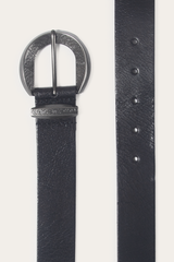 Black 35mm Engraved Buckle Belt Frye Outlet