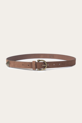 Light Whiskey 25mm Suede Horseshoe Buckle Belt Frye