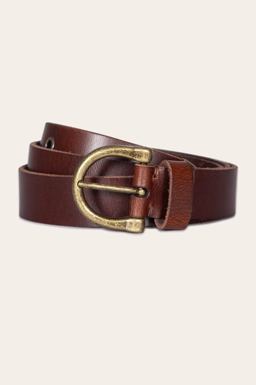 Women’s Tan 25mm Horseshoe Buckle Belt Frye